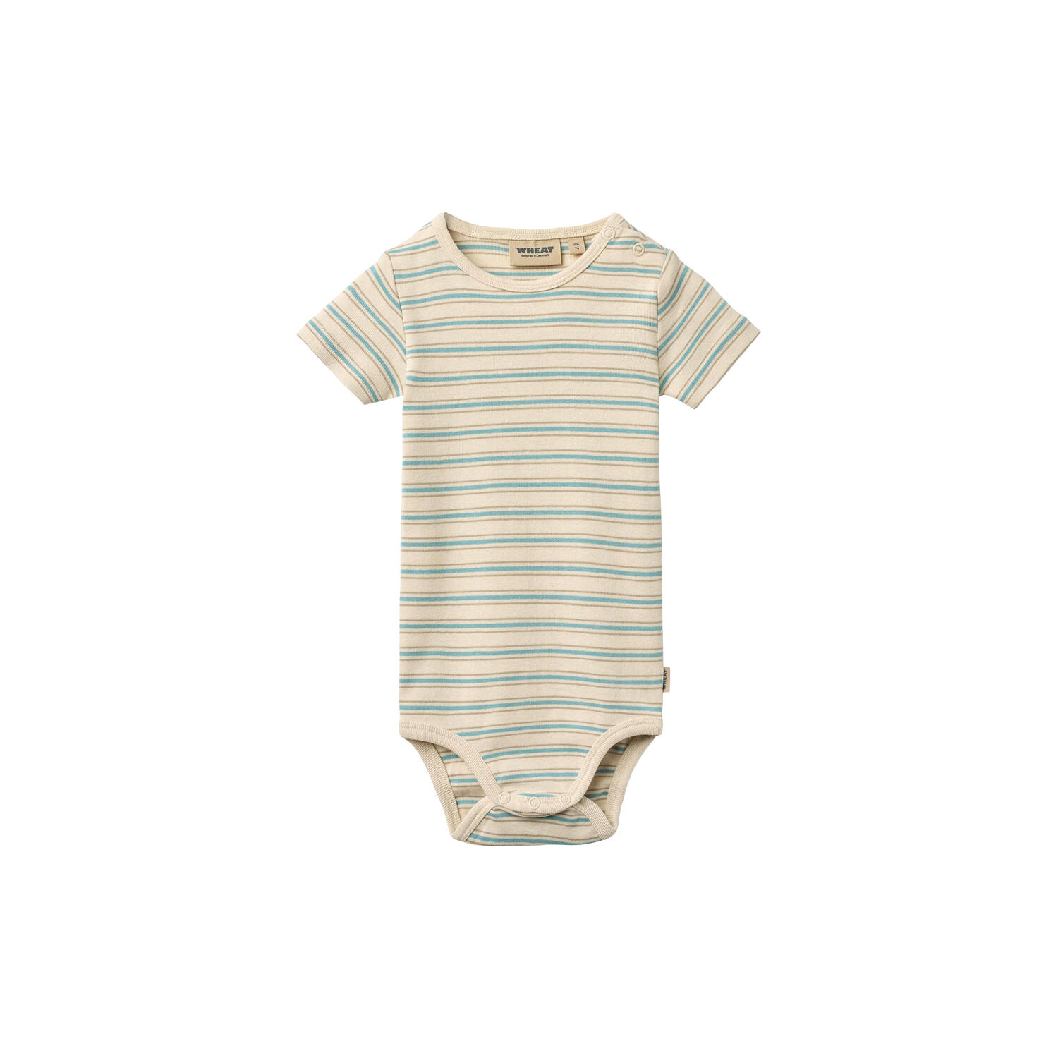Body S/S Edvald, spring lake stripe