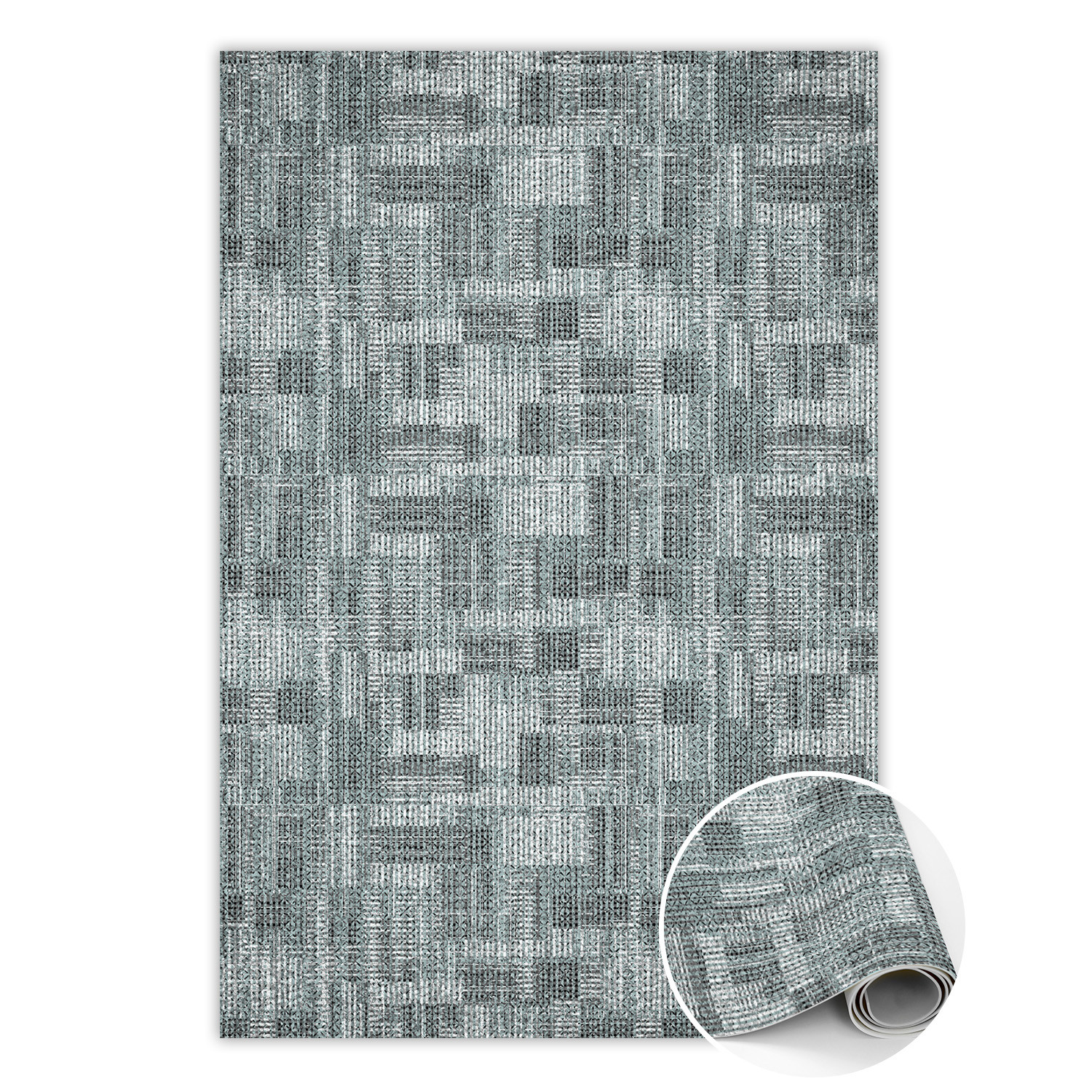 Dywan winylowy do domu Patchwork mozaika 60 x 90 cm