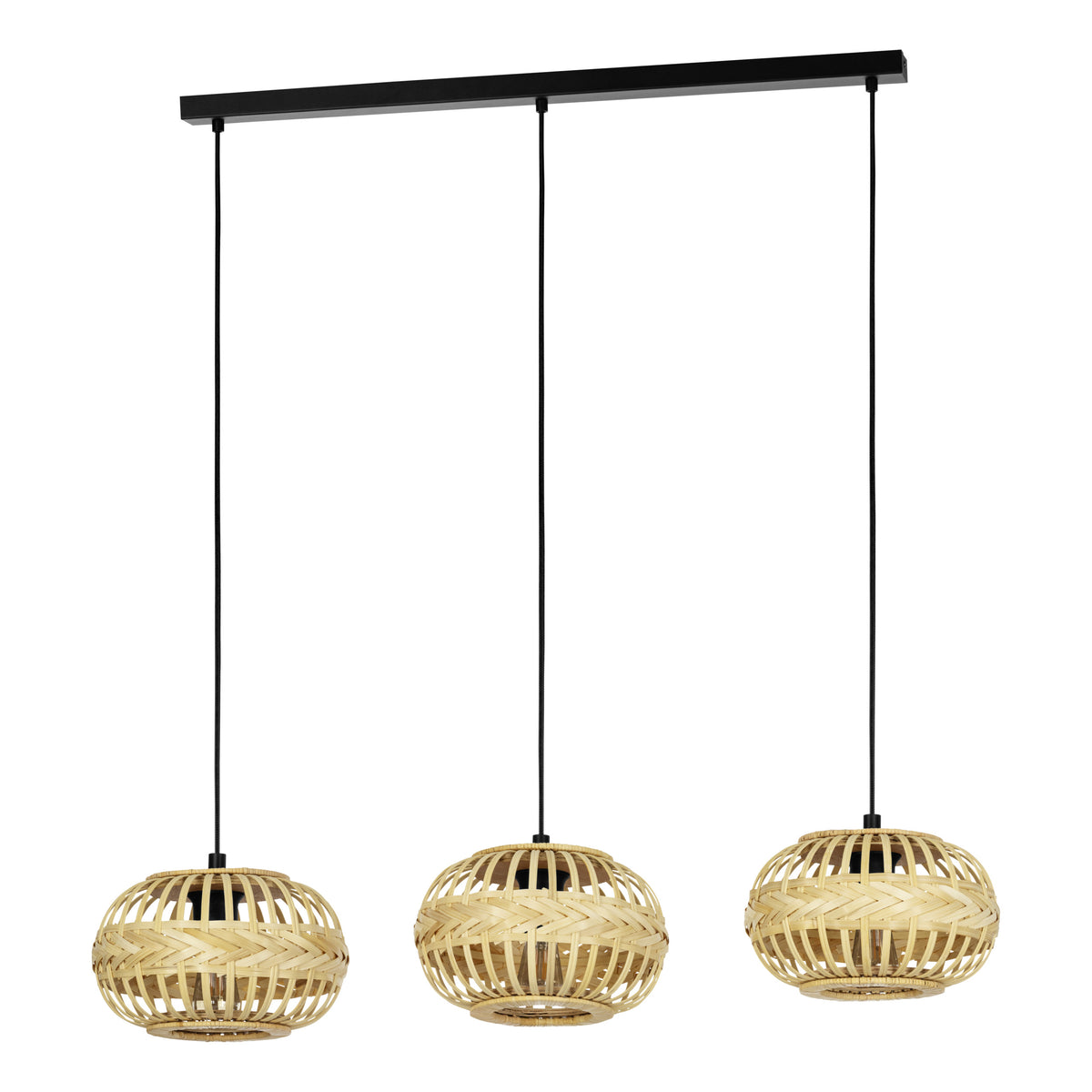 EGLO hanglamp Amsfield 1 - e27 - zwart