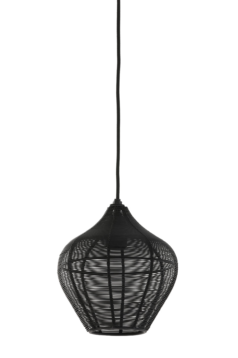 Light & Living hanglamp ALVARO - Ø20x22cm - zwart