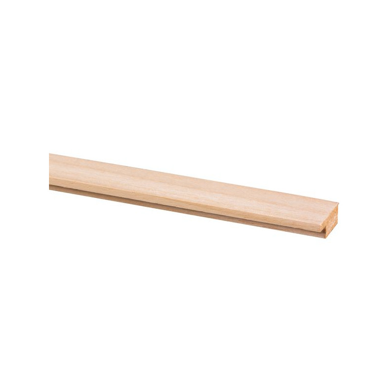 Moulure pour encadrement en marupa 240 x 2,1 x 0,9 cm
