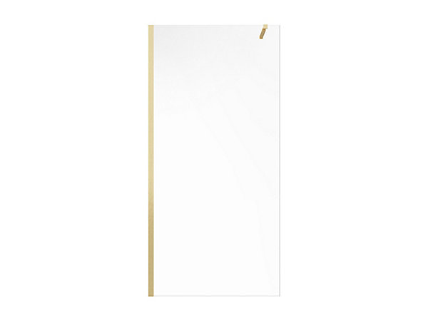 Paroi de douche à l'italienne - Doré - Verre 6 mm - 120x200 cm - DAREN