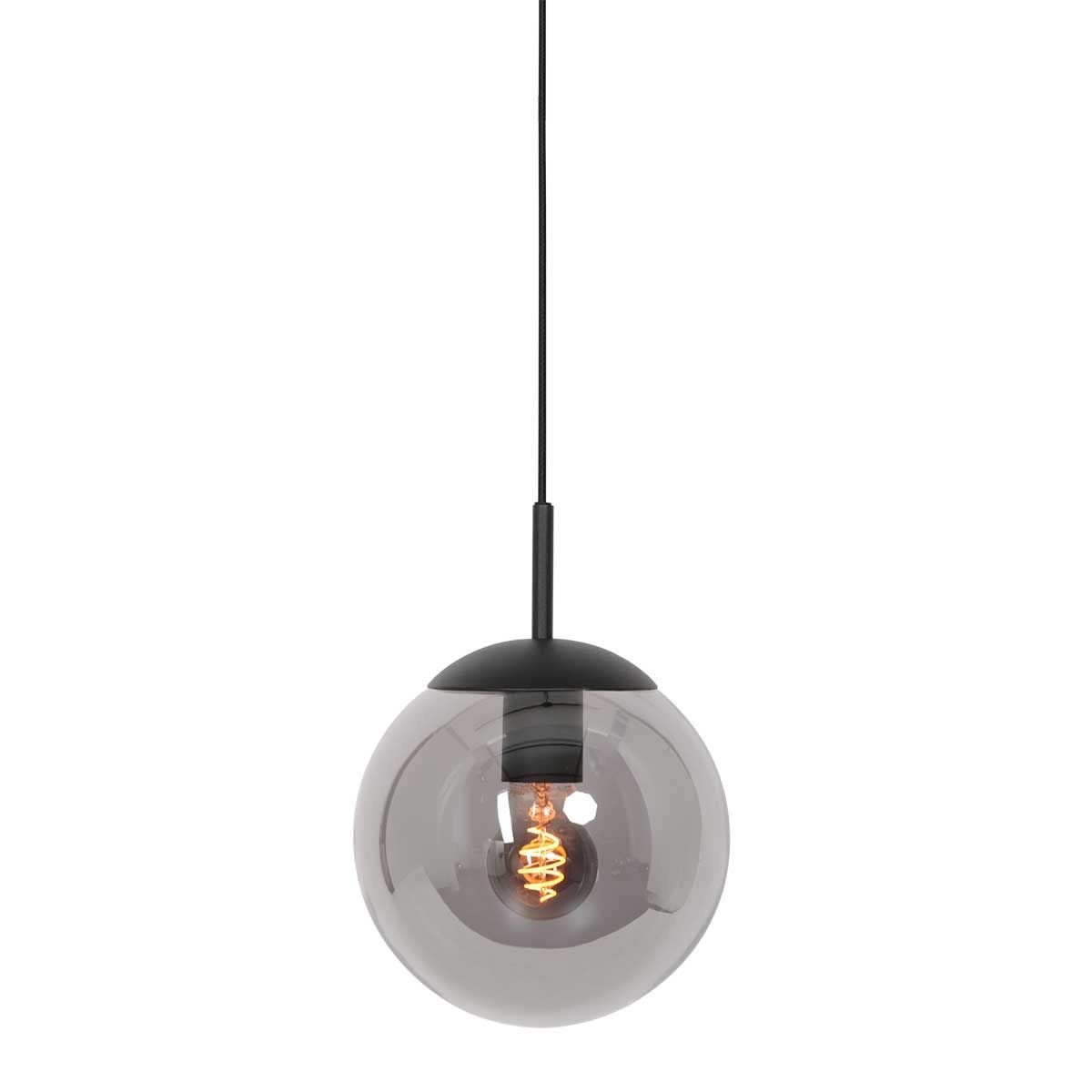 Anne Light & home hanglamp bollique - 1 lichts - 25 x 175  cm - zwart