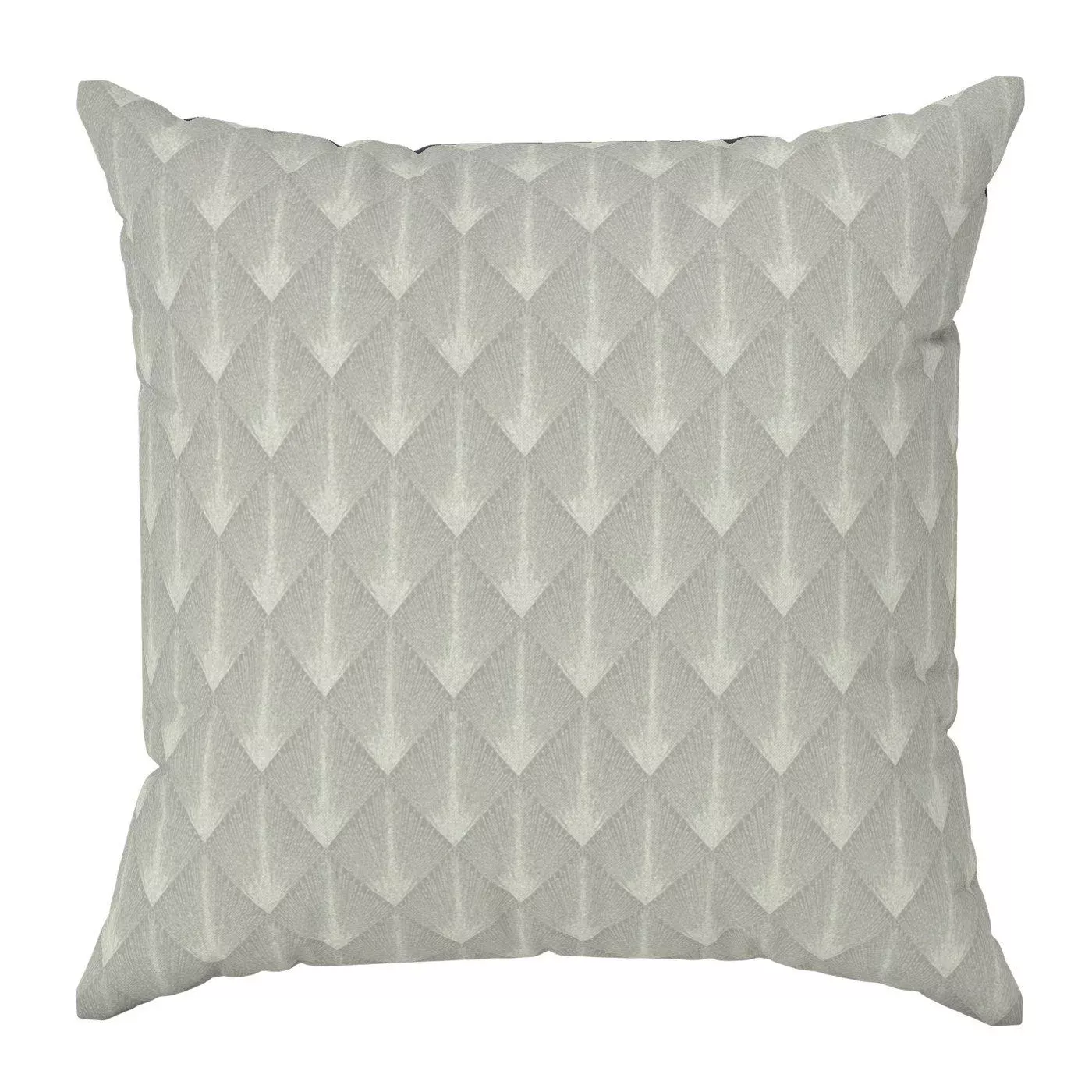 Poszewka na wymiar beżowo złota z tkaniny w elegancki geometryczny wzór z błyszczącą nicią