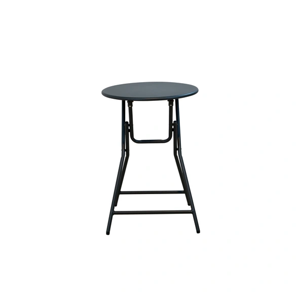 Klapptisch »Rio«, ØxH: 50 x 73 cm, anthrazit, Stahl pulverbeschichtet