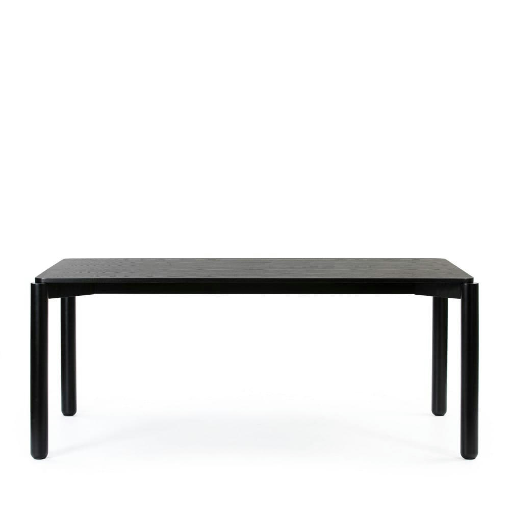 ATLAS - Table à manger en bois 180x100cm noir