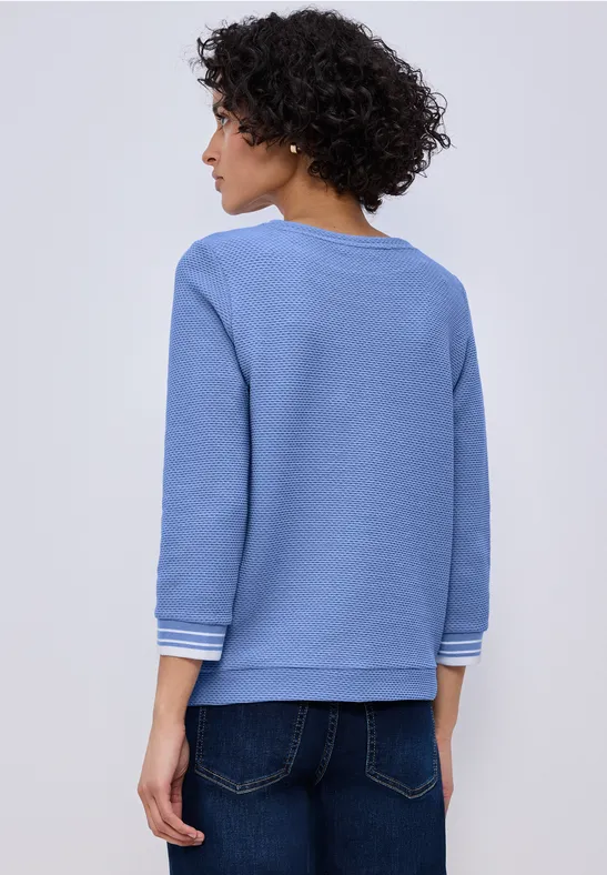 Strukturshirt mit Details