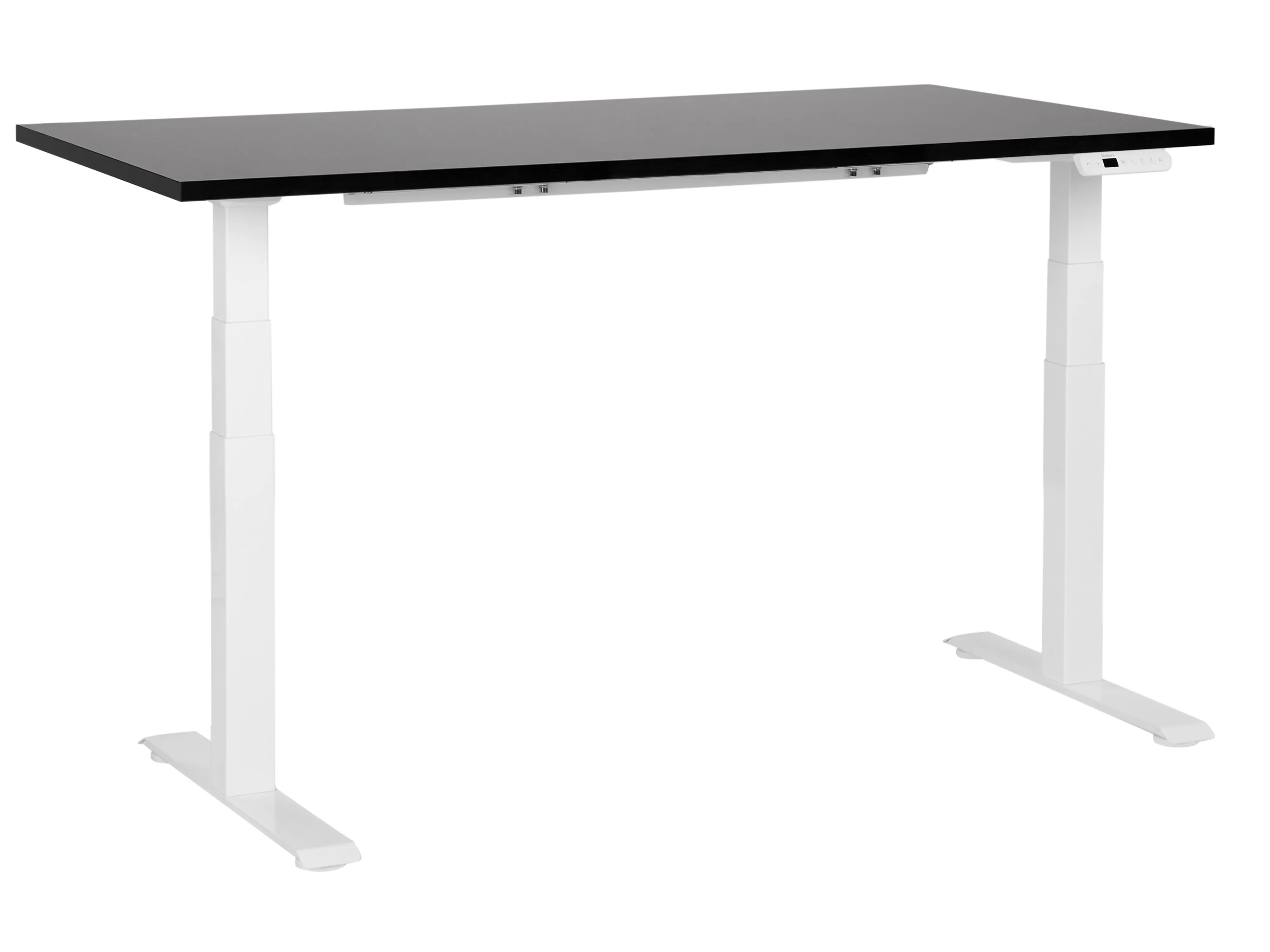 Electric Adjustable Standing Desk DESTINES Black/ White 160 cm 72 cm