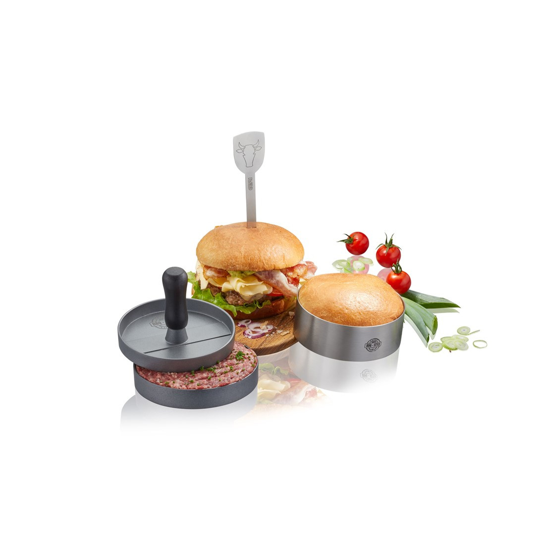 GEFU BBQ Zestaw do burgerów 3 cz.