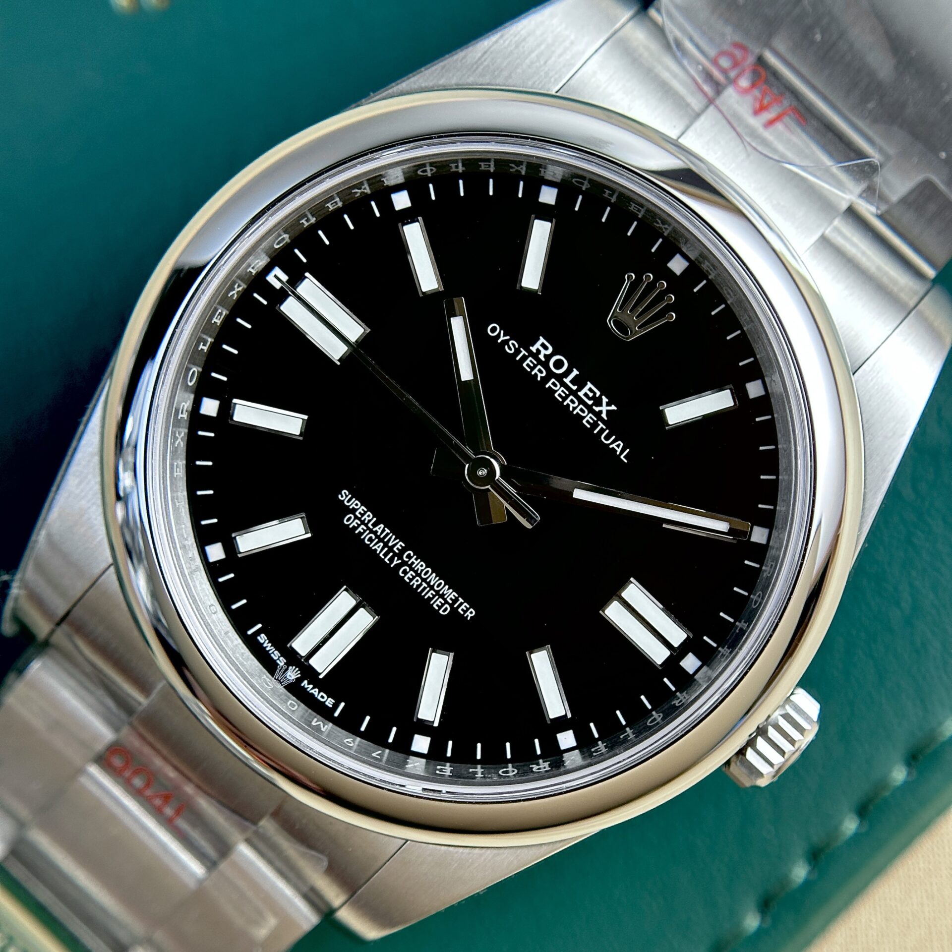 Rolex Oyster Perpetual 124300 316L Steel Black Dial 41mm Oyster KGF Replica