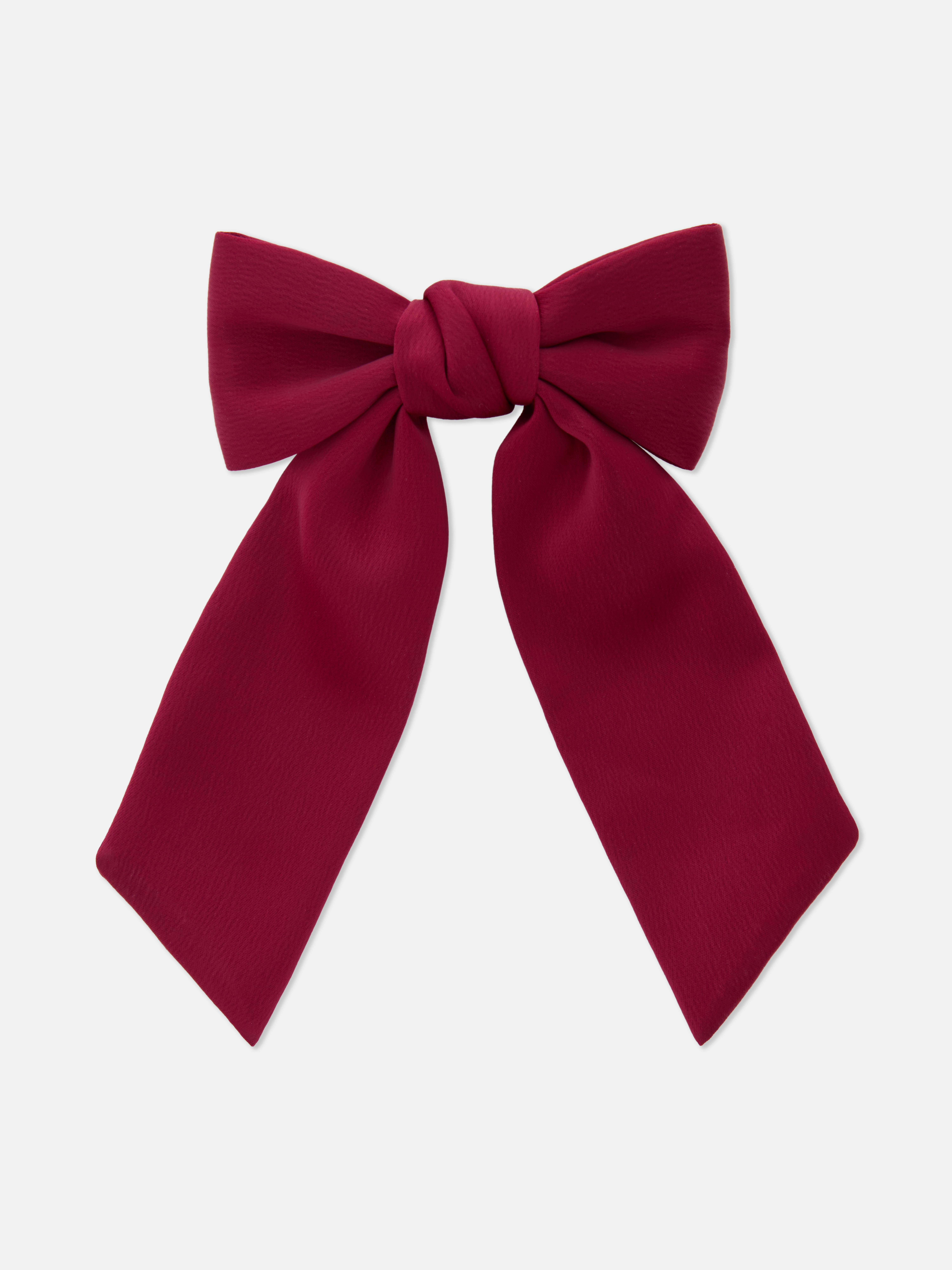 1pk Short Bow Hair Clip