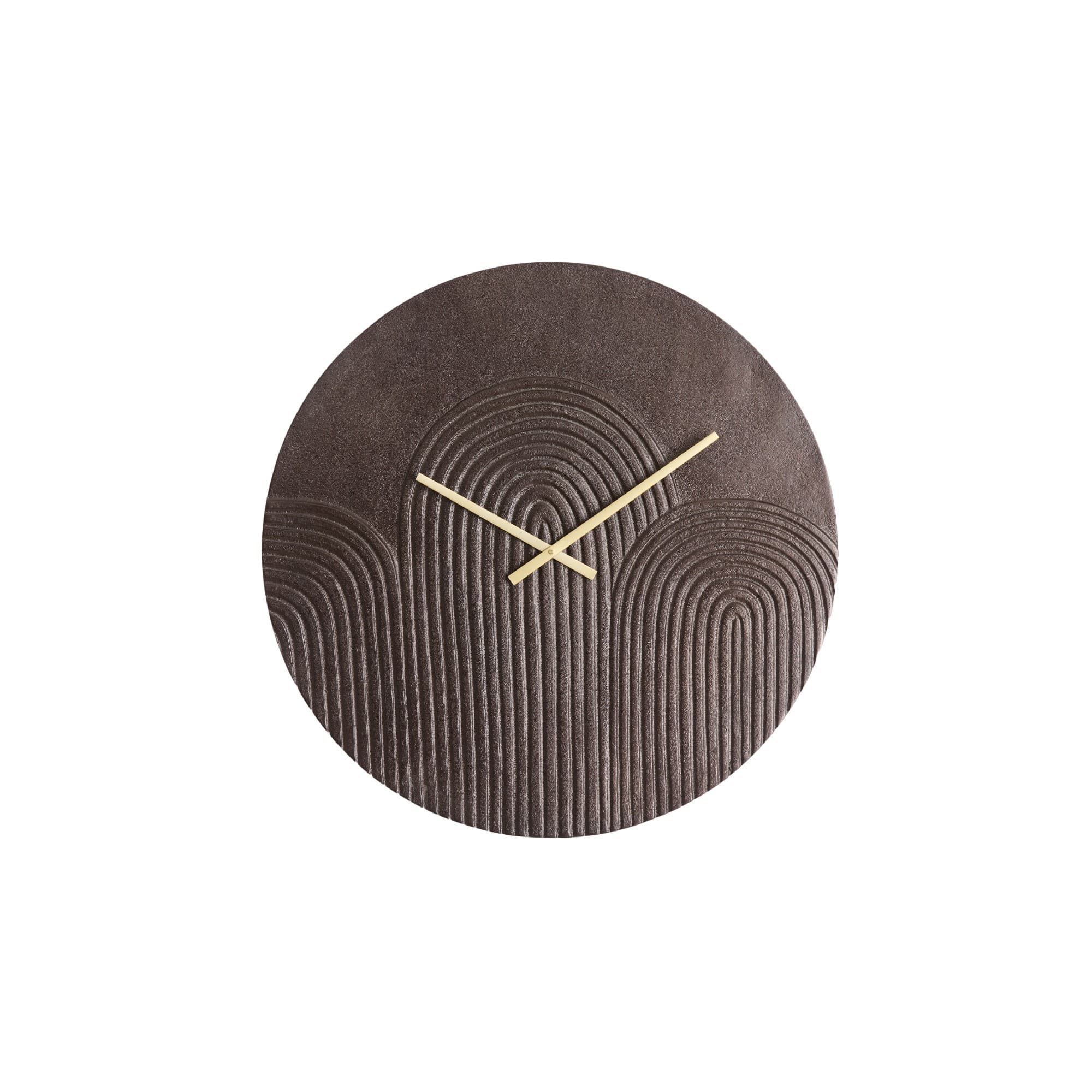 Light & Living klok Gwenna - bruin - Ø58cm