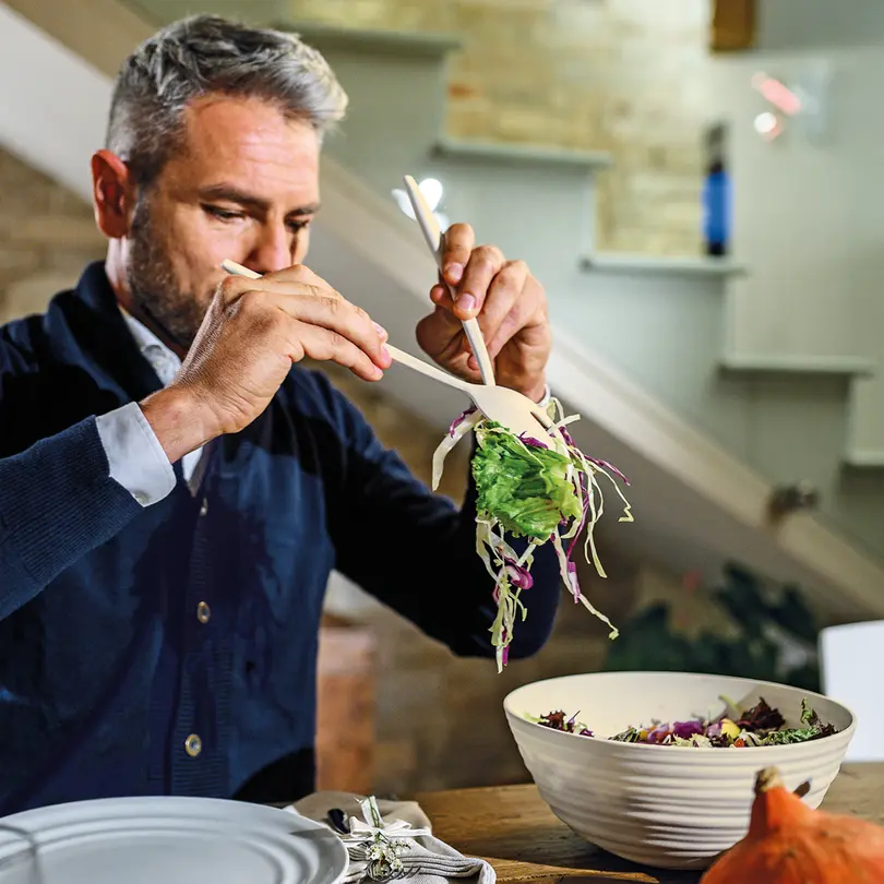Salatbesteck 2-teilig Tierra