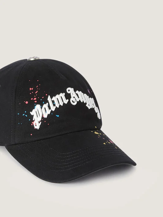 Curved Logo Painted Cap