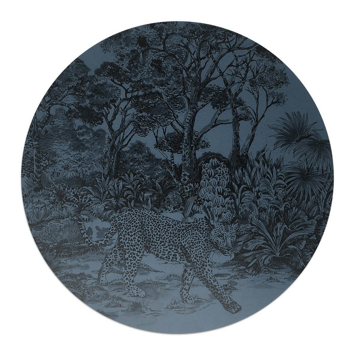 INDIVIDUELS - Set de table shamba bleu 36 cm