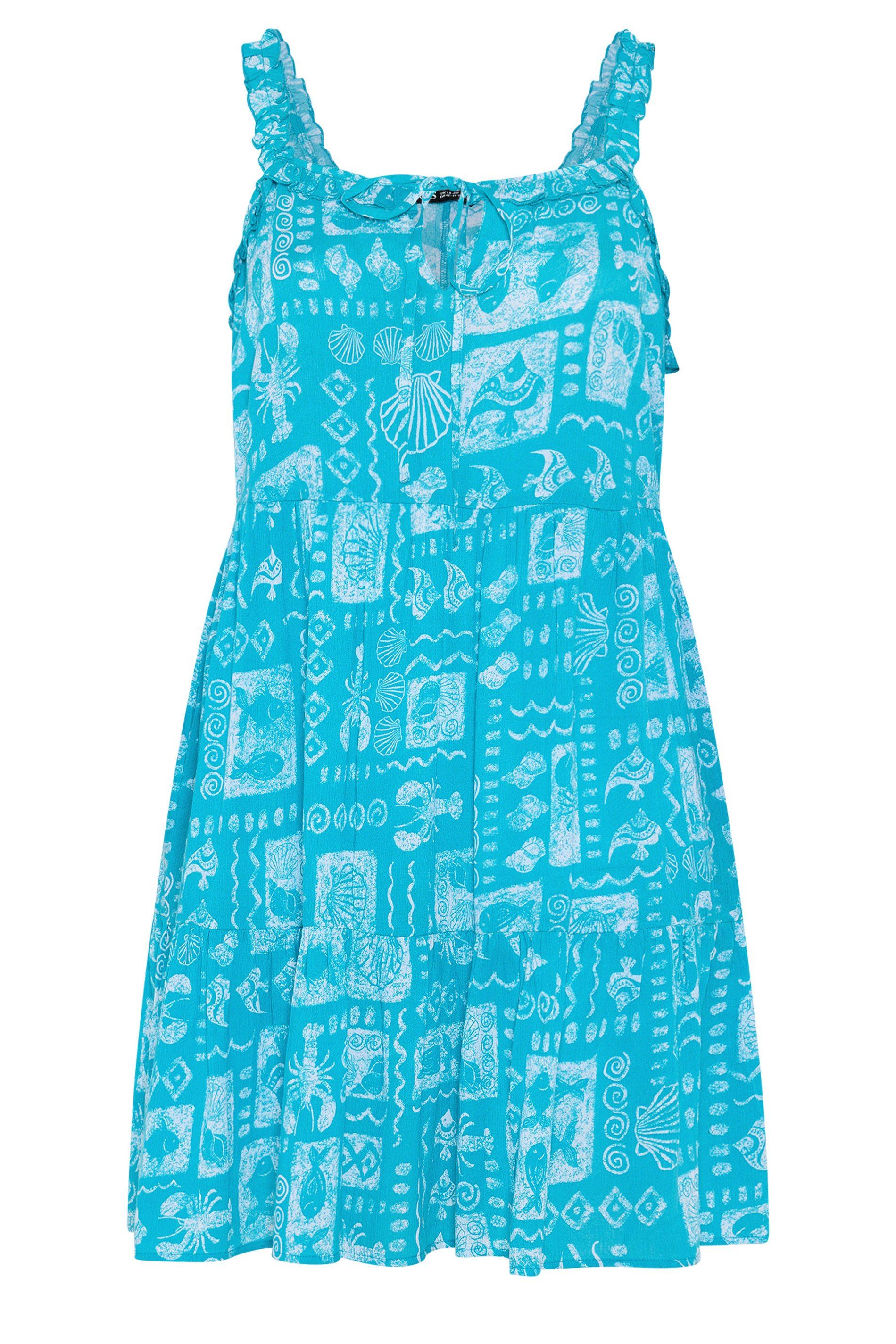 Yours Mixed Shell Mini Dress