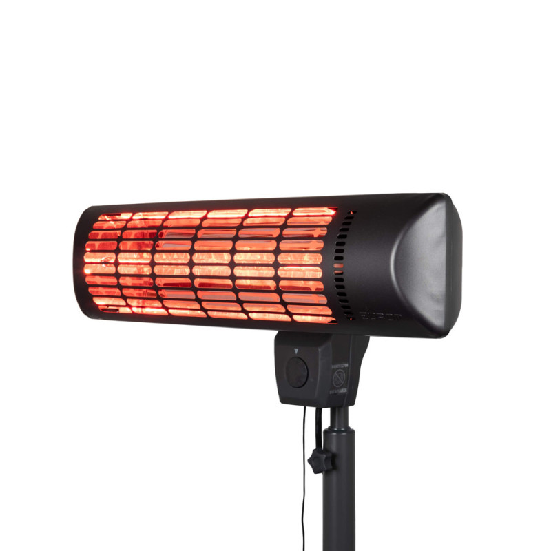 Chauffage de terrasse électrique Q-Time Golden S 1800 W EUROM