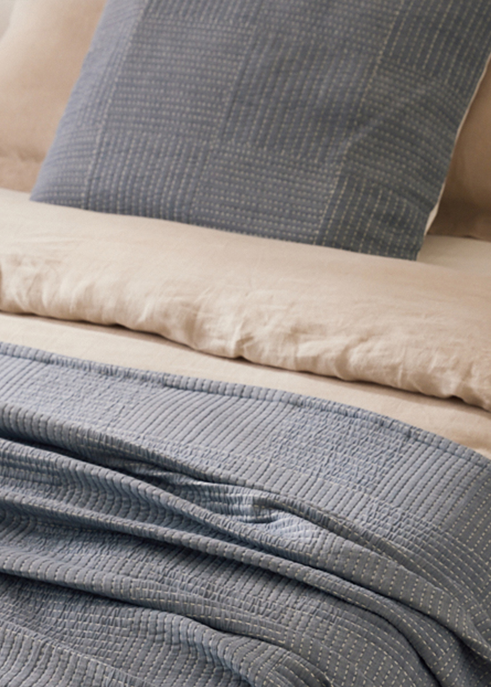 TAIE D'OREILLER JACQUARDGRIS