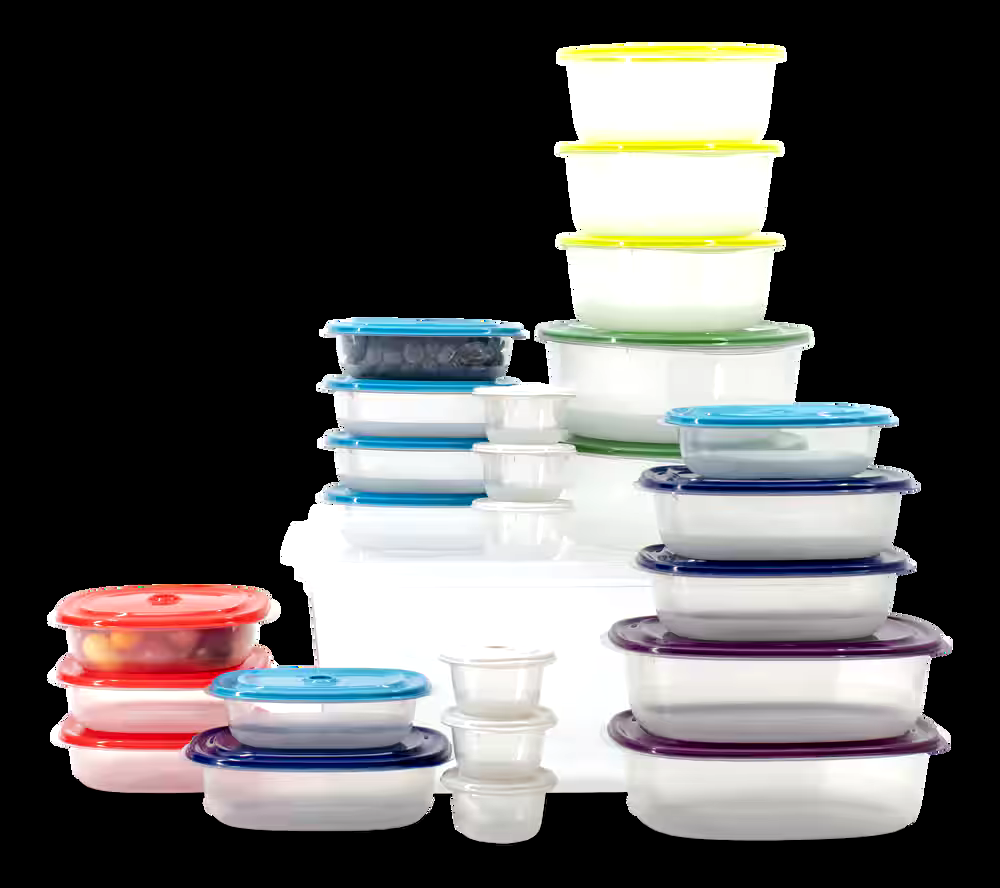 Snaptop Food Storage Container Set with Lids, Polypropylene, 52-pc
