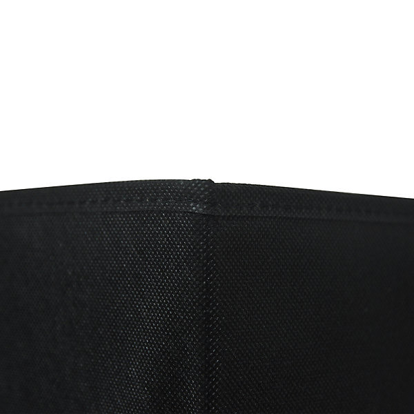 Boîte de rangement carrée en textile Mixxit coloris noir