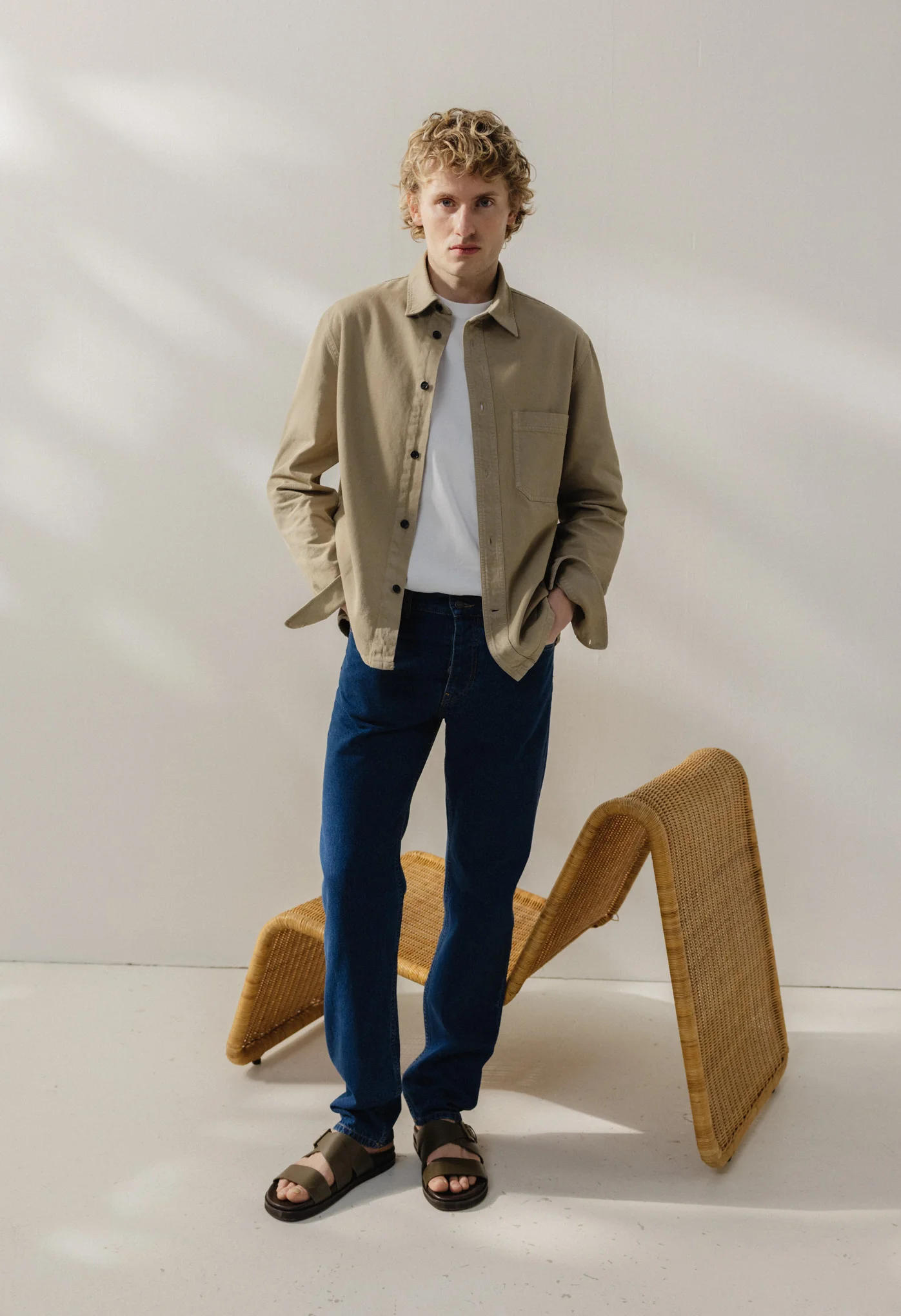 John Mid Straight - Stone Indigo