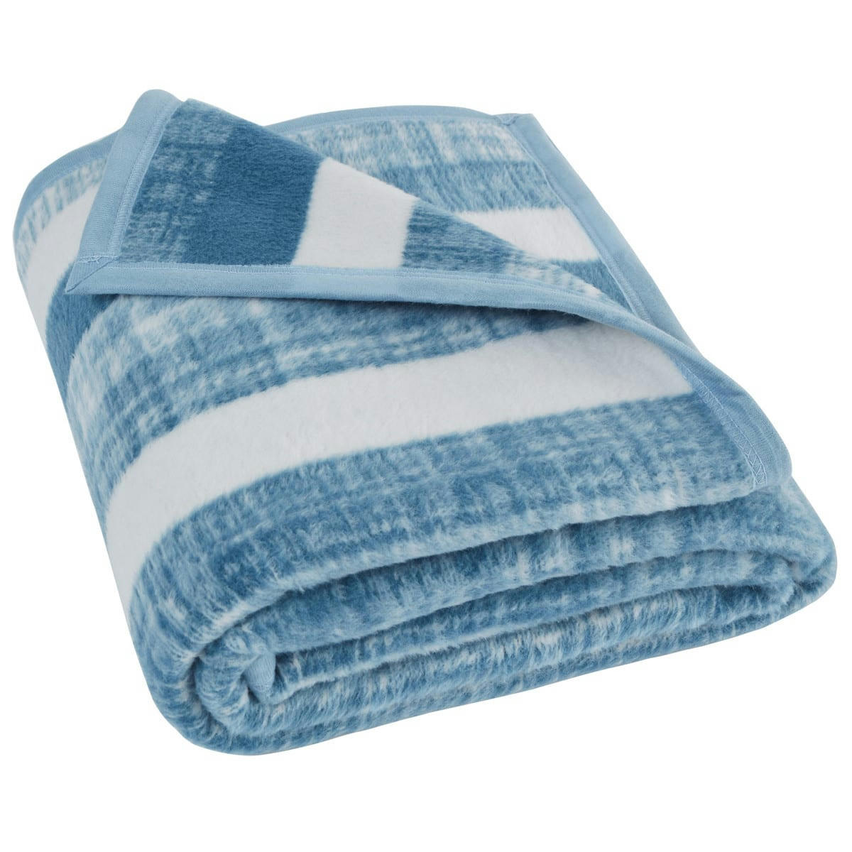 GOA - Plaid extra chaud  indigo 130x170 cm