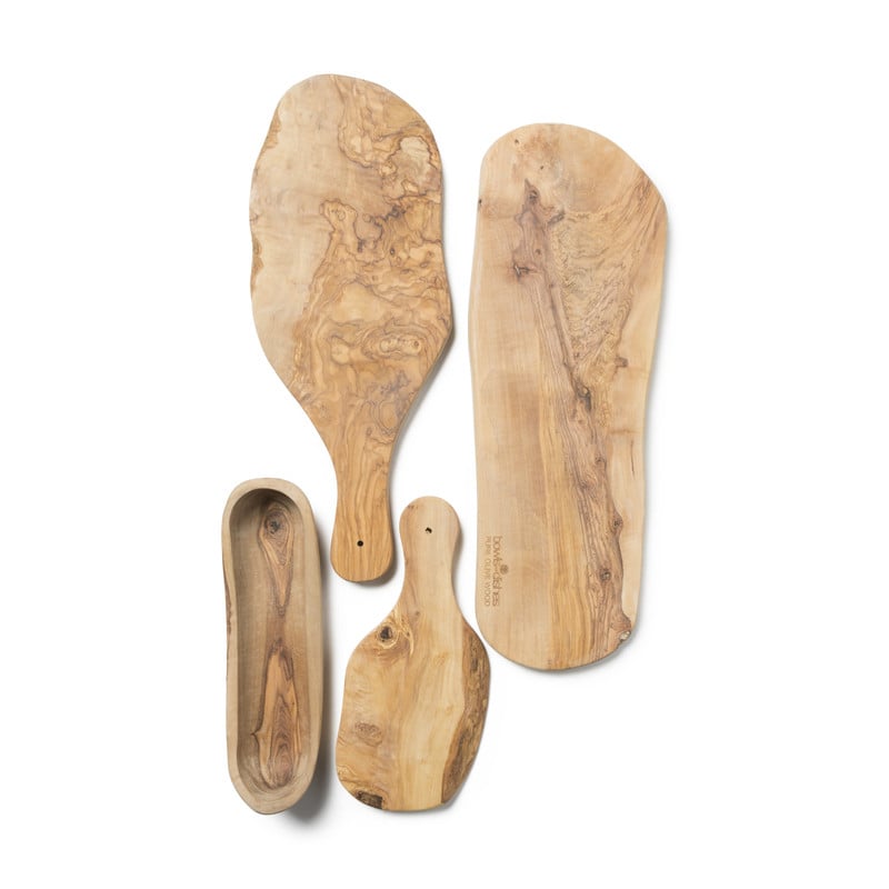 Snijplank - olijfhout - 28x13 cm