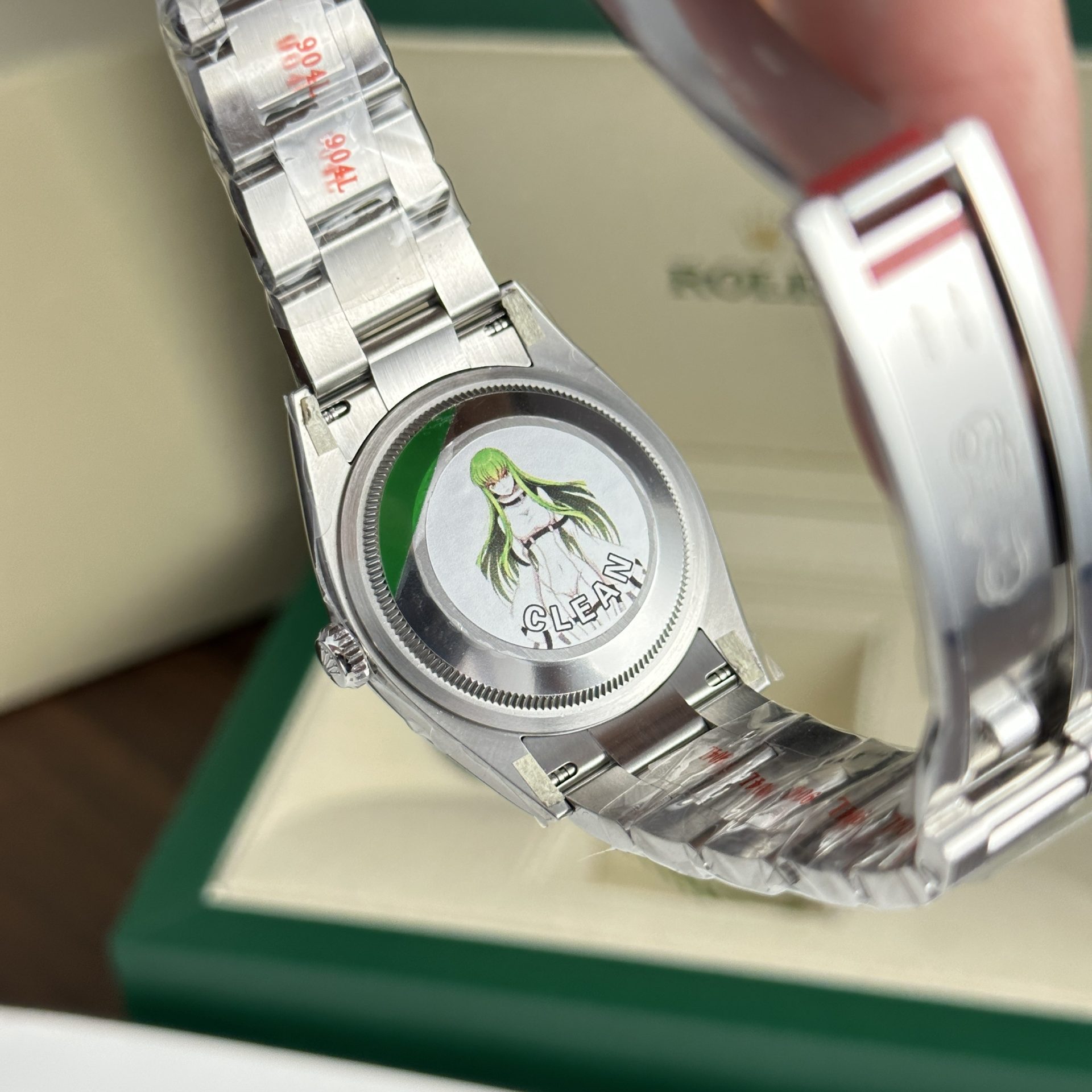 Rolex Oyster Perpetual 124300 904L Steel Celebration Dial 36mm Oyster Super Clone
