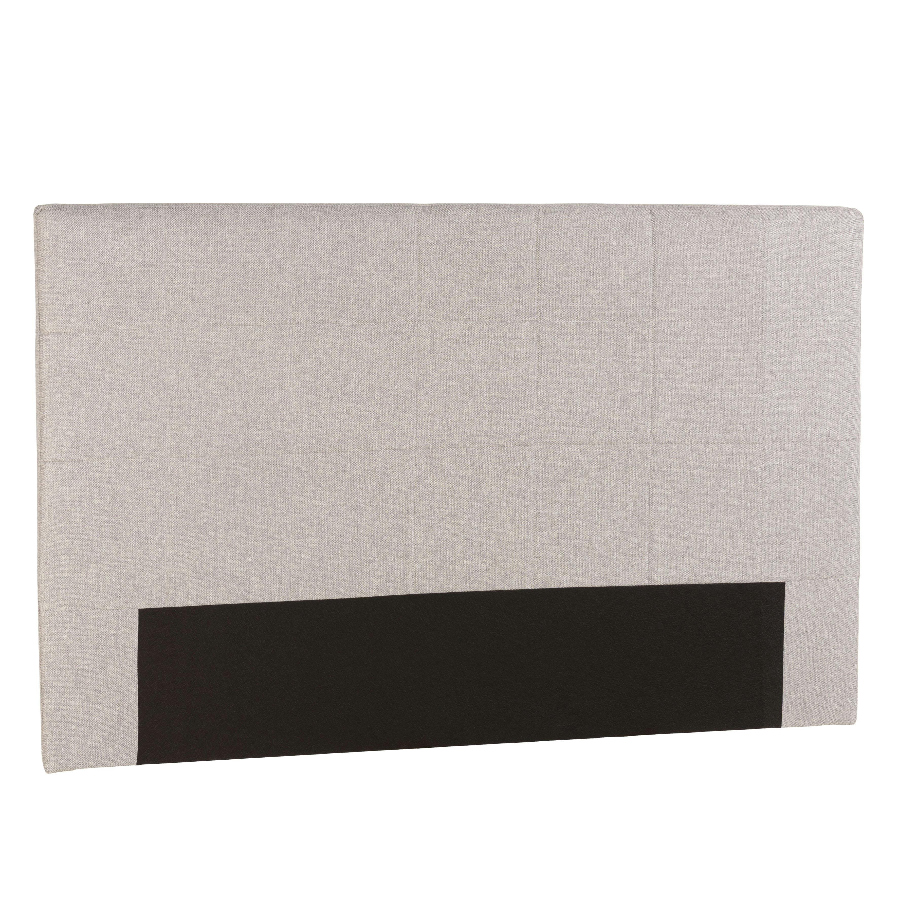 Tête de lit rembourrée pour lits 140/160cm couleur grise RIVANA