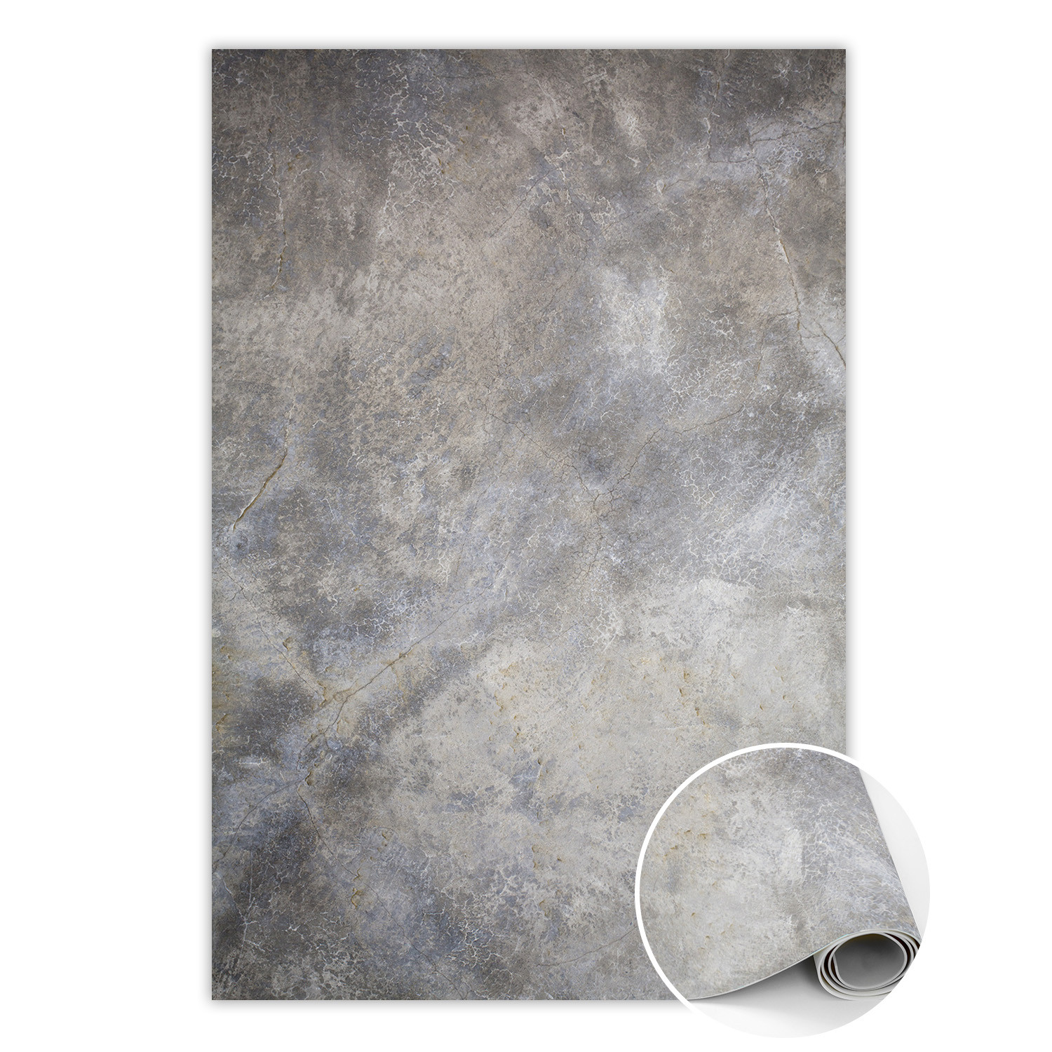 Modny dywan winylowy Popękany beton 60 x 90 cm