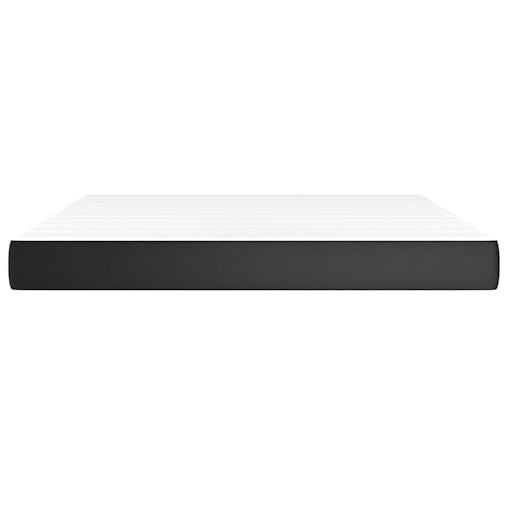 NNEVL Pocket Spring Bed Mattress Black 152x203x20 cm Queen Faux Leather