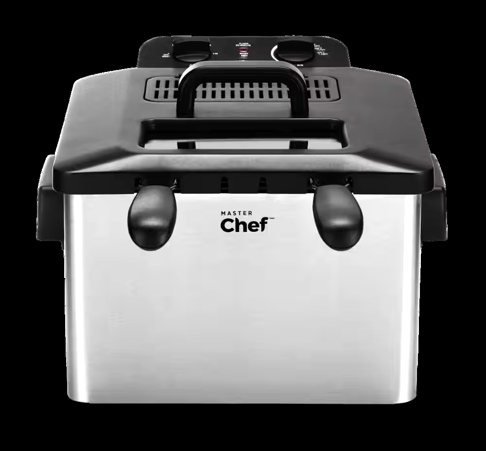 MASTER Chef Deep Fryer w/ 2 Basket Capacity, Stainless Steel, 4.5L