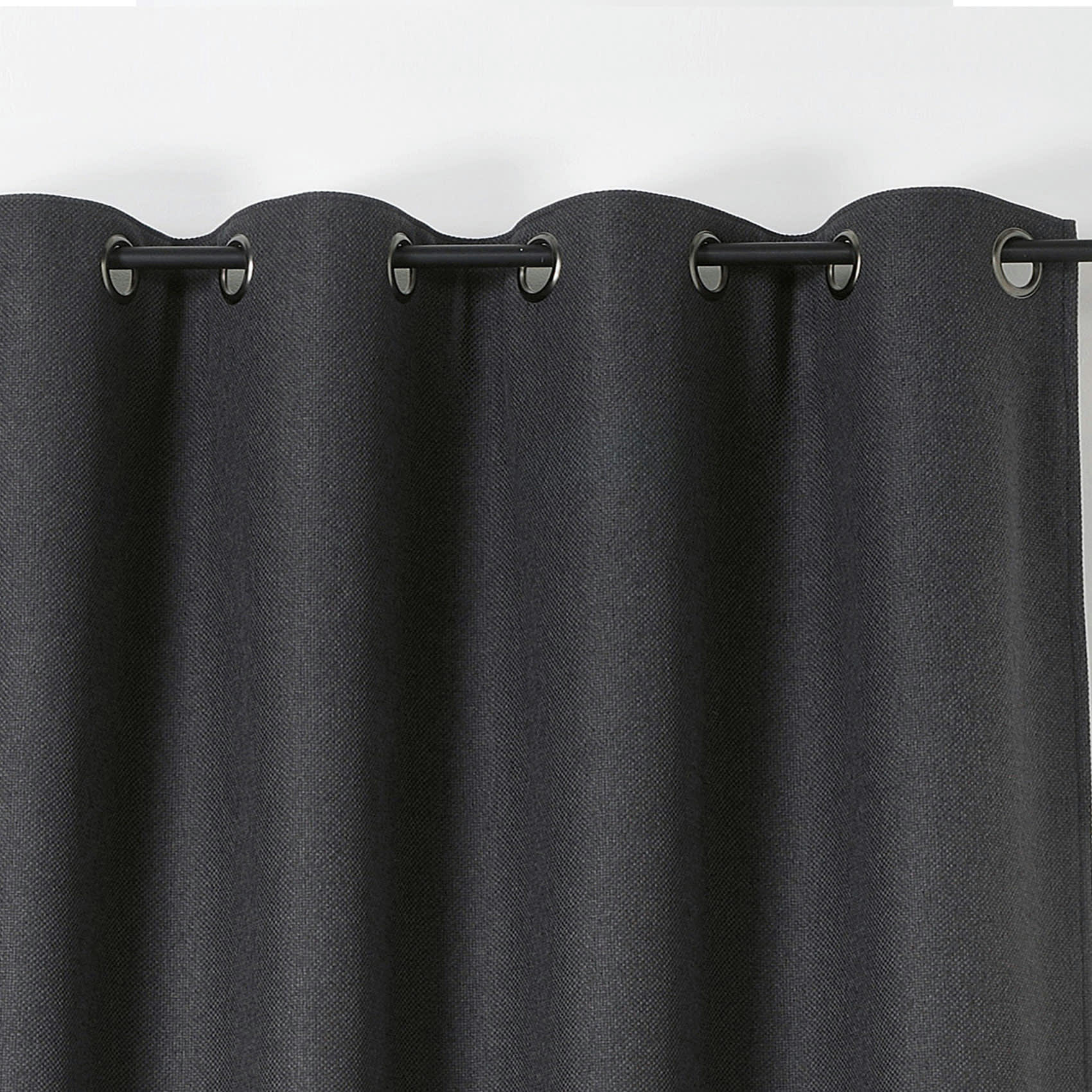 - Rideau obscurcissant et isolant boreal polyester ardoise 140x260 cm