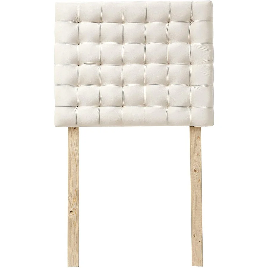 Mo' Tufted College Headboard with Legs - Plush Velvet