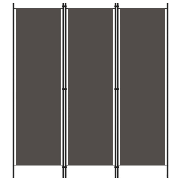 Parawan Pokojowy Antracytowy Parawan Panelowy Dekoracyjny 150 x 180 cm