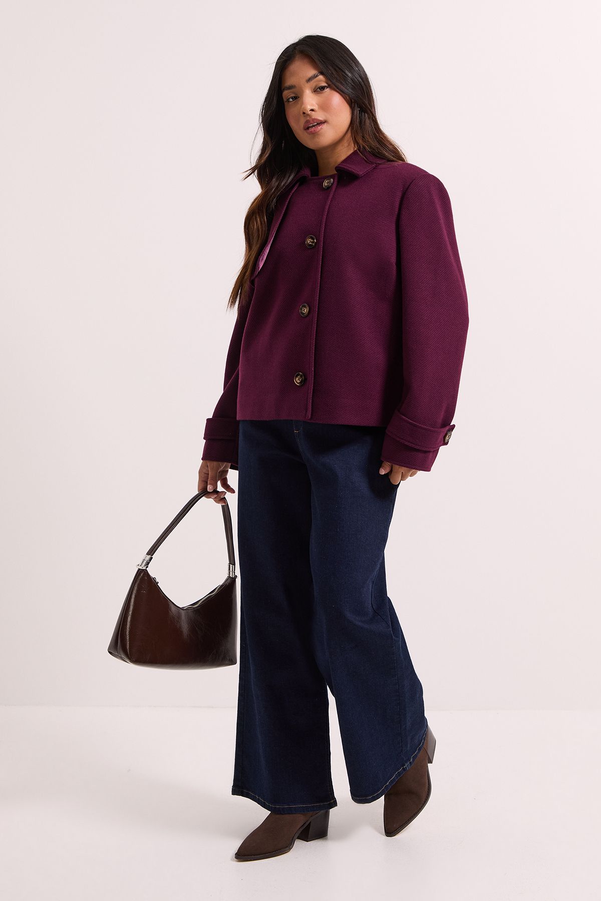 Dorothy Perkins Petite Short Trench Coat