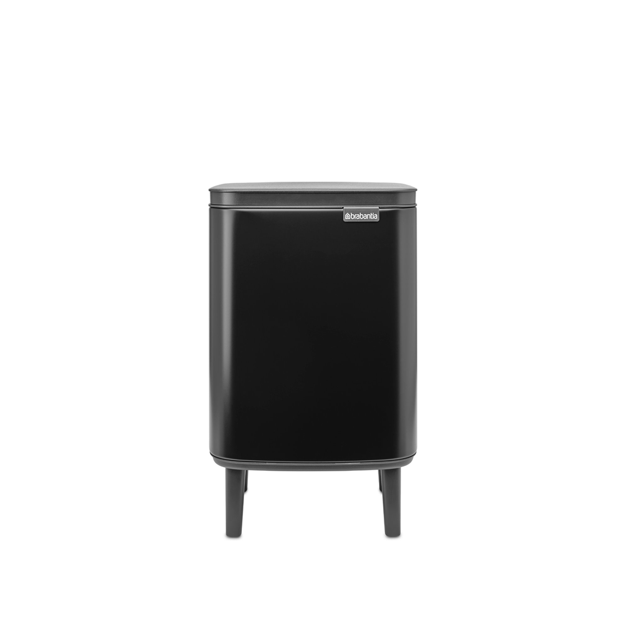 Brabantia Bo Hi afvalemmer, 7L - Matt Black