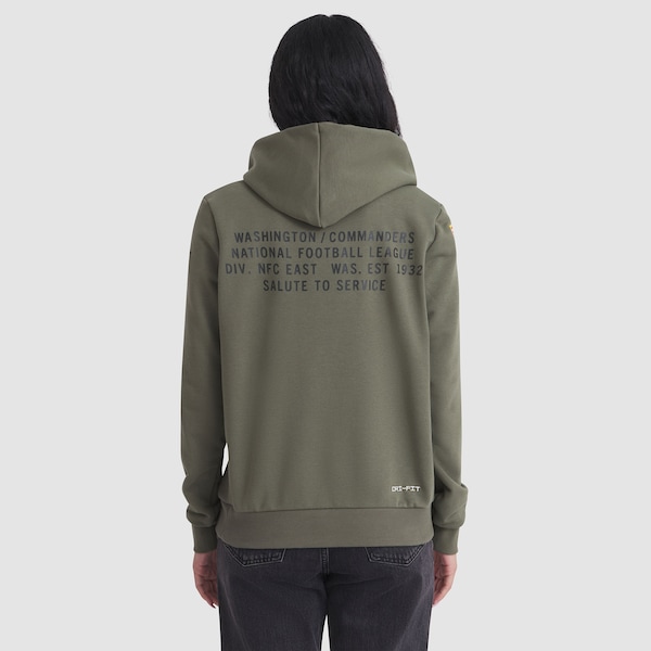 Washington Commanders Nike Women's 2025 Salute to Service Sideline Standard Issue Dri-FIT Hoodie - Olive