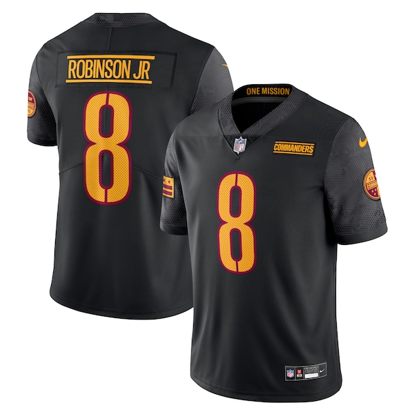 Brian Robinson Jr. Washington Commanders Nike  Vapor Untouchable Limited Jersey - Black/Burgundy