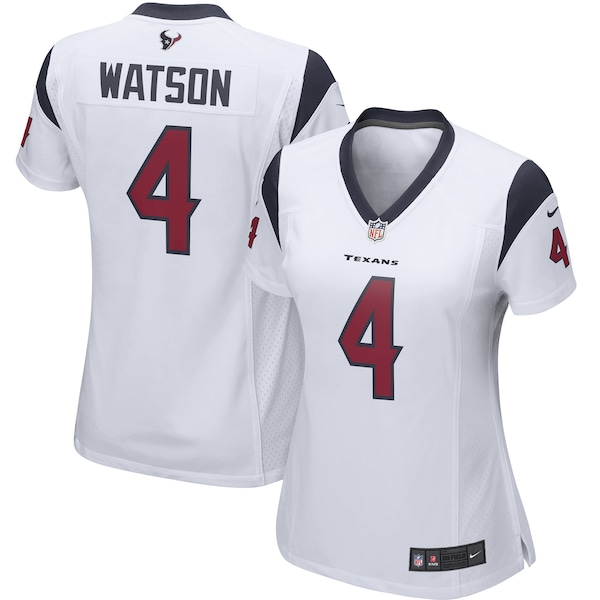 Deshaun Watson Houston Texans Nike Women's Player Game Jersey - White/Navy/Red