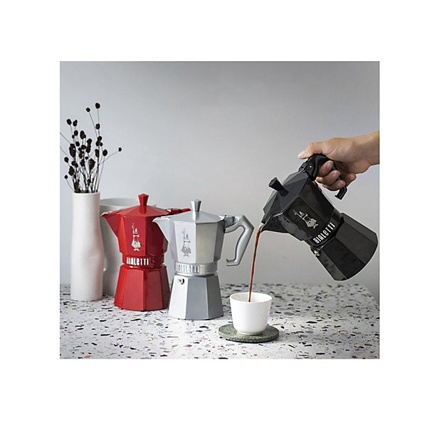 Cafetière italienne 6 tasses noir Bialetti 0009066 moka exclusive
