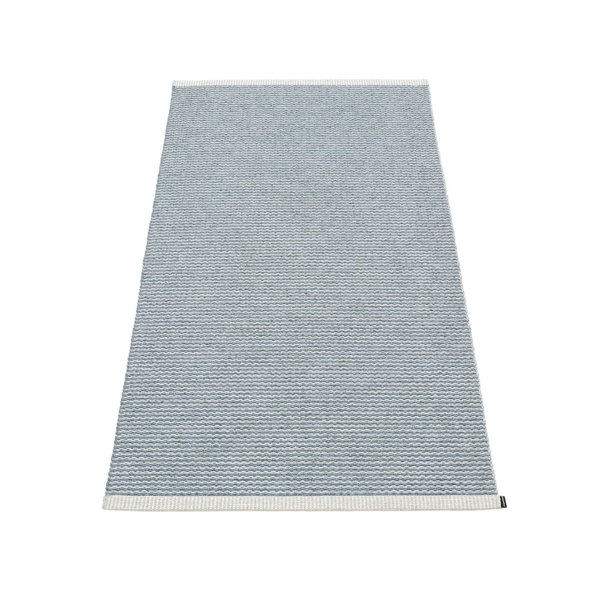 Pappelina - Mono Teppich, 85 x 160 cm, sturmblau / hellgrau