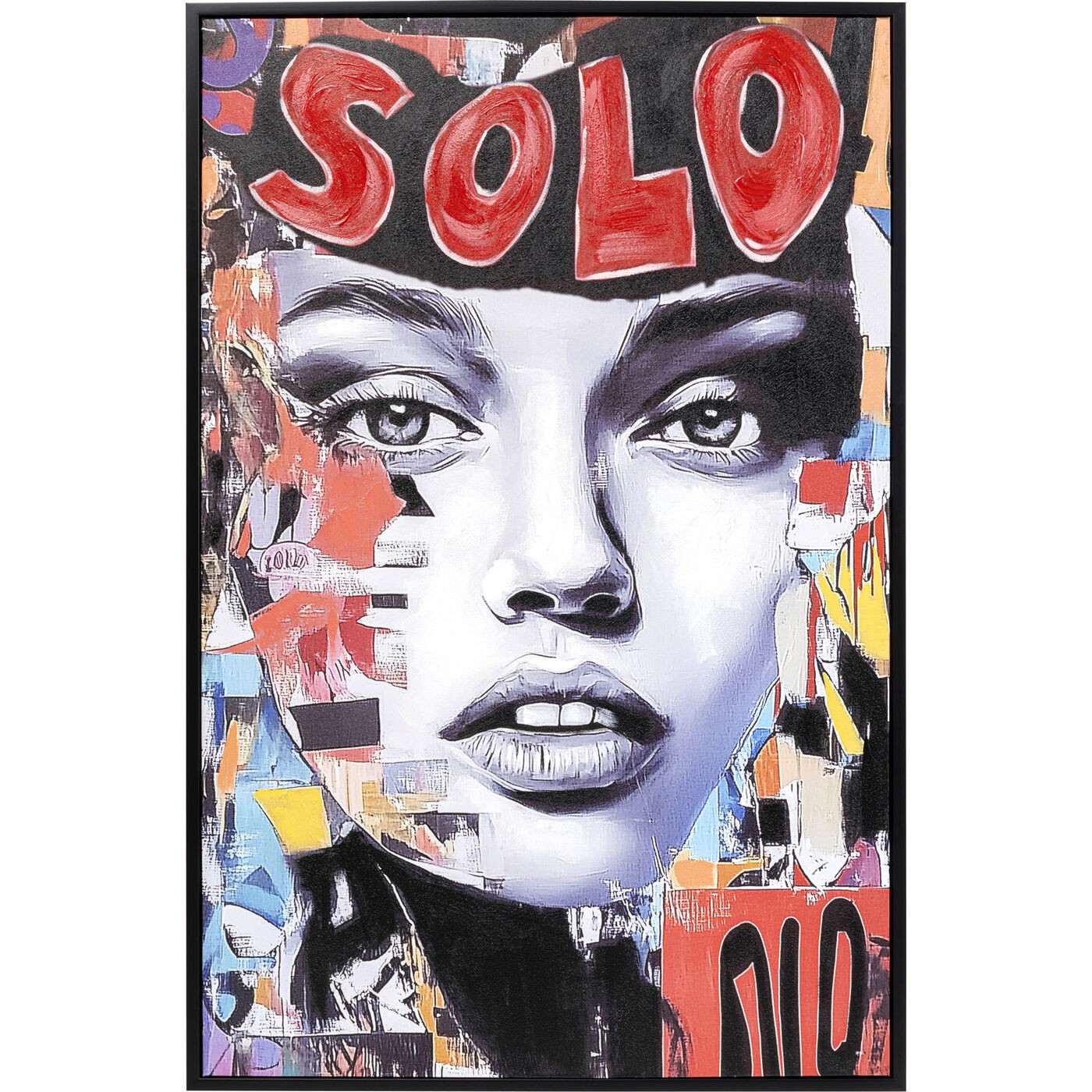 Kare Design Schilderij Muse Collage 80x120cm