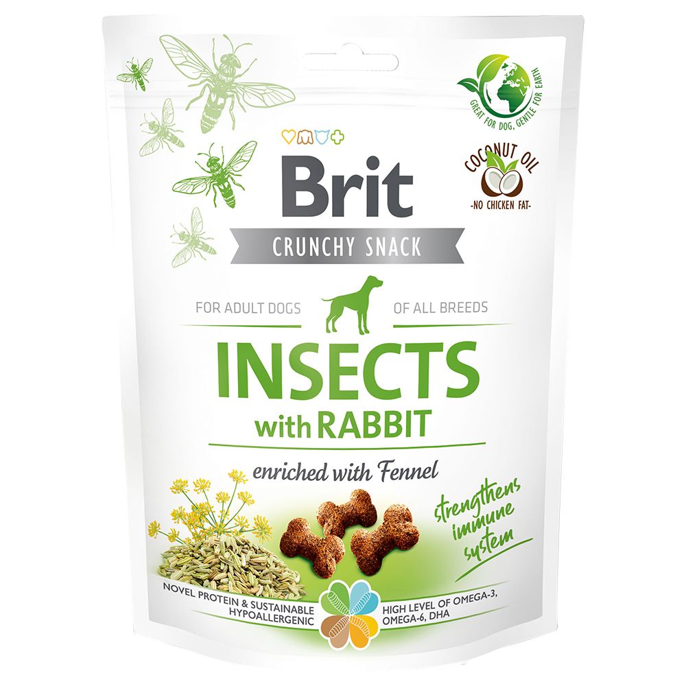Brit Care Crunchy Cracker insects, rabbit & fennel