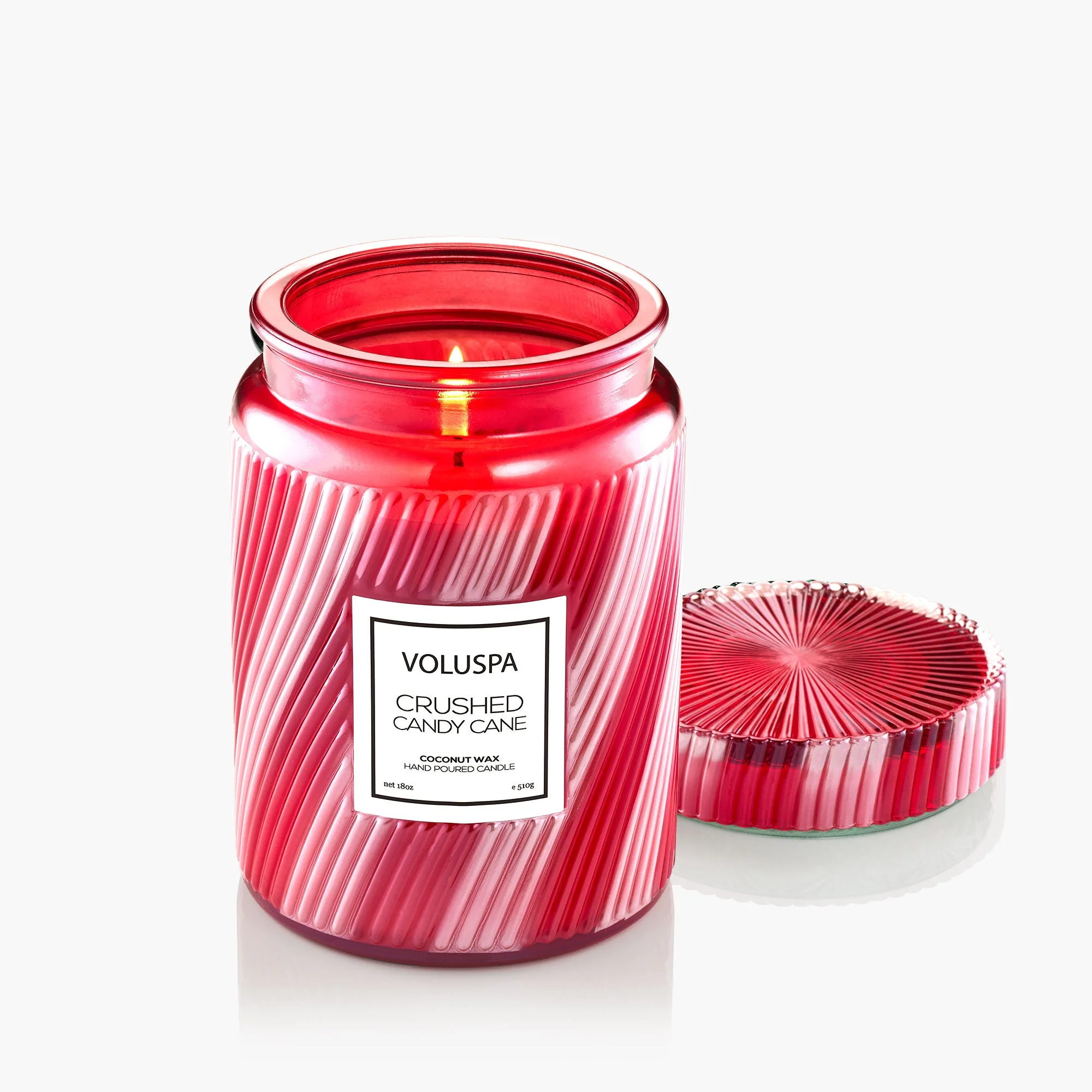Crushed Candy Cane - Large Jar Candle