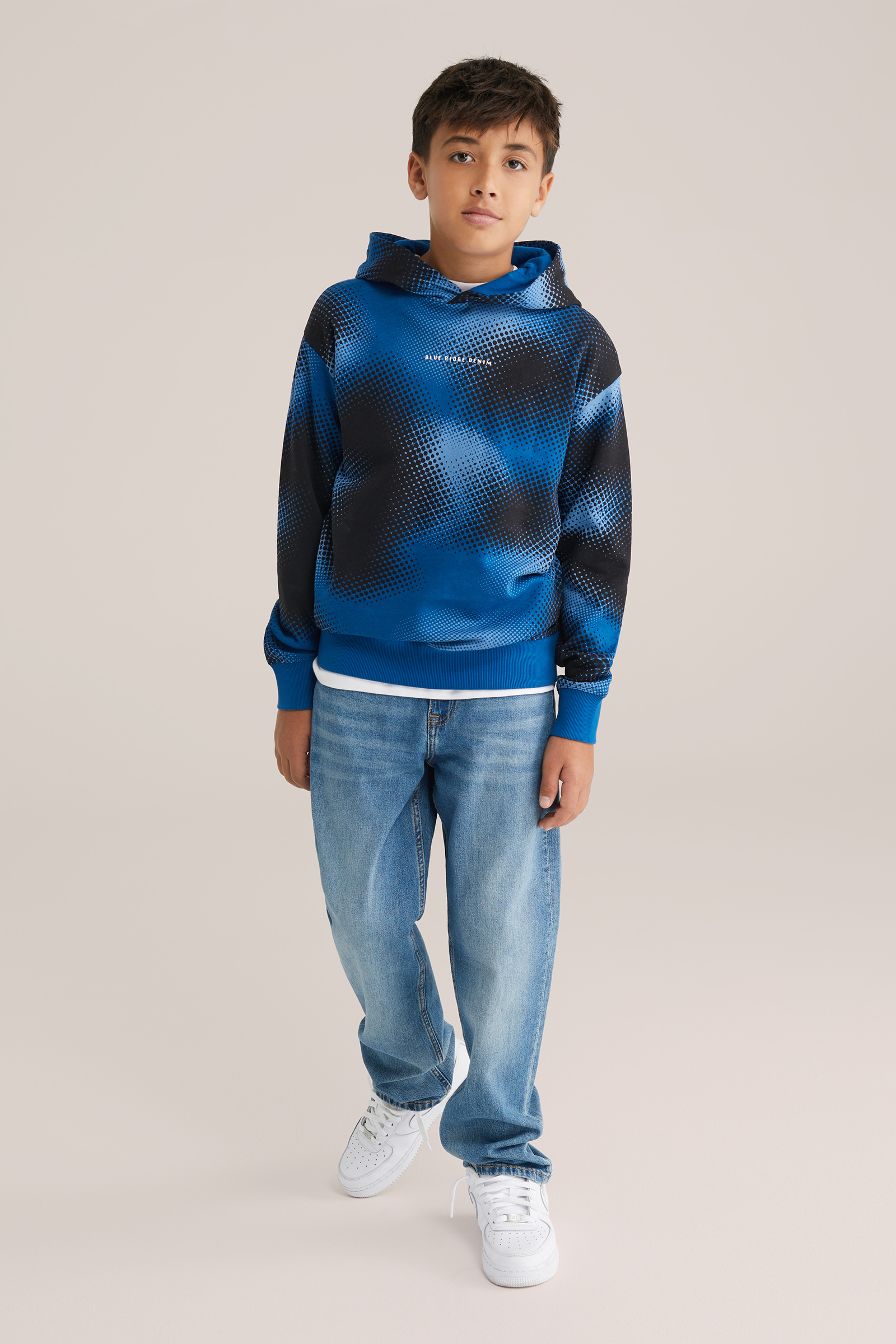 Jongens hoodie met print