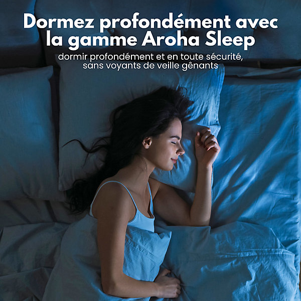 Détecteur de fumée Aroha Safety Pro Mini - Batterie 10 ans - Détecteur de fumée - Alarme incendie - 2 pièces