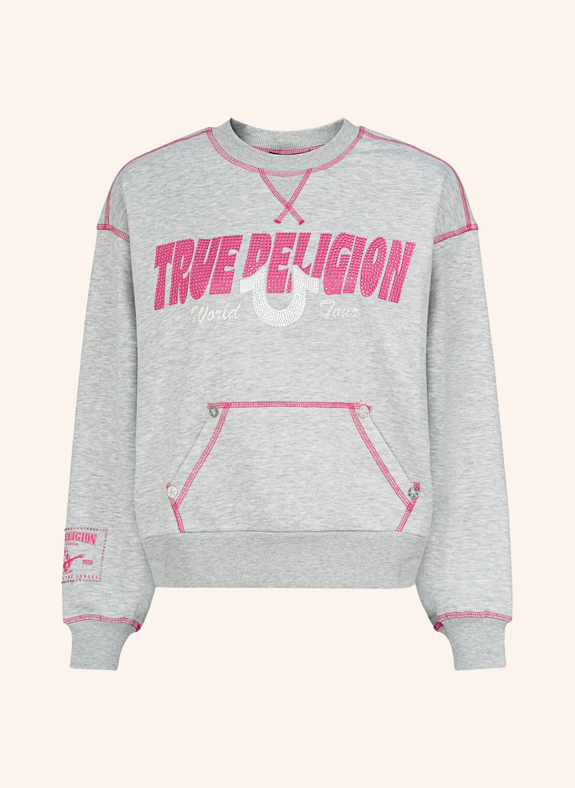 TRUE RELIGION Sweatshirt CRYSTAL