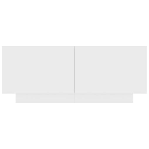 NNEVL Bedside Cabinet White 100x35x40 cm Engineered Wood