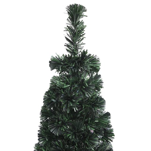 NNEVL Artificial Slim Christmas Tree with Stand 120 cm Fibre Optic